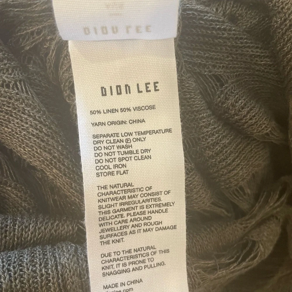 2022 spring Dion Lee NET DISTRESSED MINI Dress - Picture 8 of 16